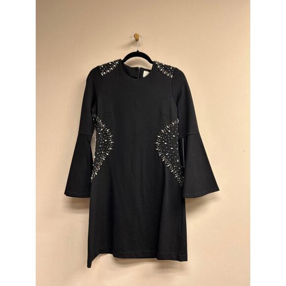 TUCKERNUCK Black Embellished Farrow Dress Size L NWT Retail $298 Tuckernuck - Picture 4 of 6